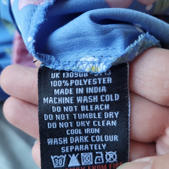 Hell Bunny Vixen Retro Rose Dress, VGUC, Size M - Picture 8 of 8